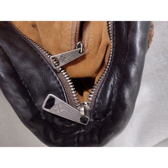 PATRICIA NASH MAYA Woven Straw Bucket Bag Purse Leather Trim Tassel Zip Italy - Picture 4 of 16